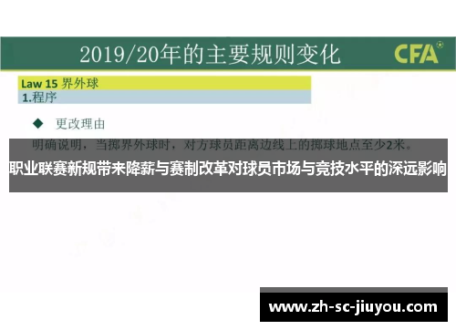 职业联赛新规带来降薪与赛制改革对球员市场与竞技水平的深远影响 职业联赛新规带来降薪与赛制改革对球员市场与竞技水平的深远影响