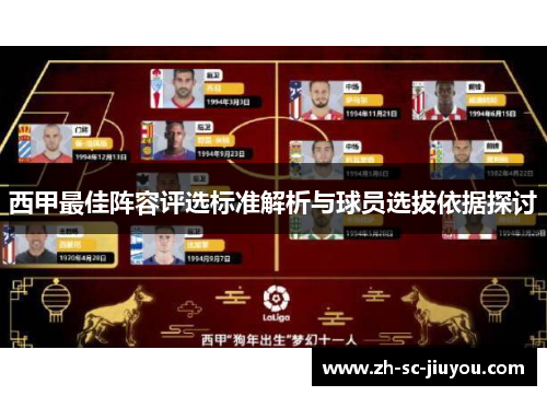 西甲最佳阵容评选标准解析与球员选拔依据探讨